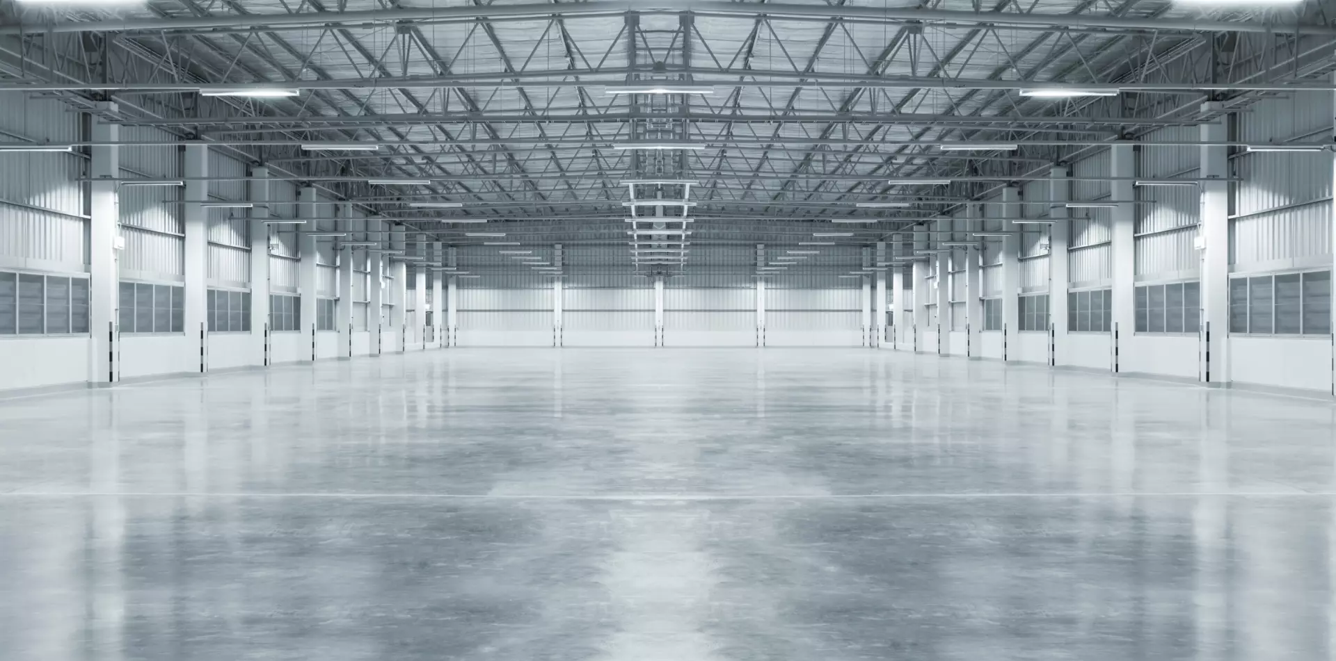 Industrial concrete floor — reference scene from Bekaert